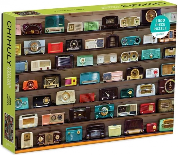 Puzzle Galison radios vintage 1000 piezas
