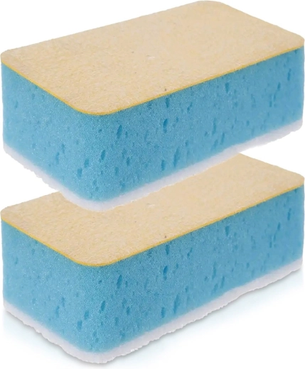 Esponjas de cocina 2 uds. – de doble cara, altamente absorbentes
