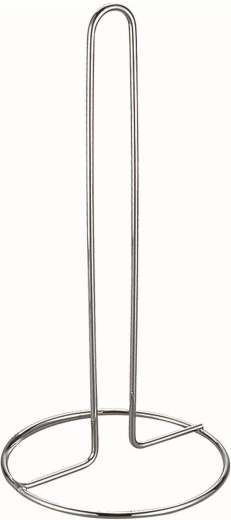Soporte para toallas de papel de cocina, cromado, 32,5 cm