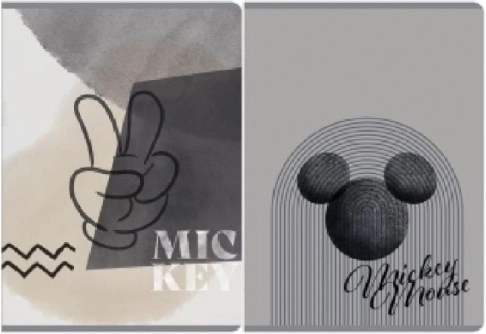 Cuaderno A5 de 80 hojas cuadriculadas Mickey mix de colores