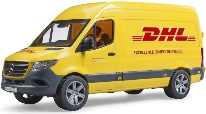 Furgoneta DHL auténtica