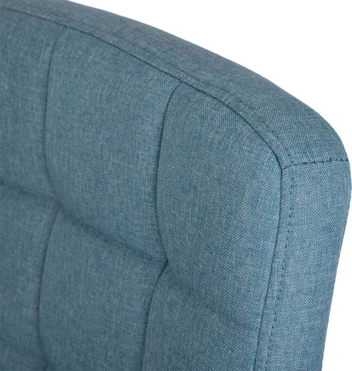Asiento cómodo y tela resistente con estructura tejida