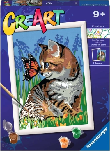 CreArt pintura por números – mejores amigos 18 × 24 cm