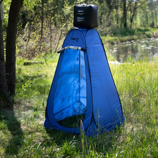 Lista para ducha de camping