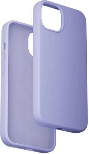 Funda de silicona Vention para iPhone 15 Plus con MagSafe, morada