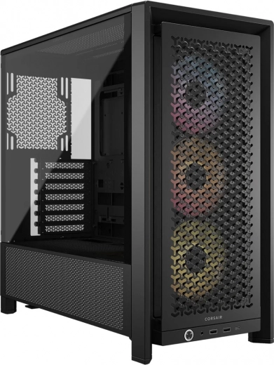 Caja Corsair Frame 4000D RS ARGB negra mid-tower ATX