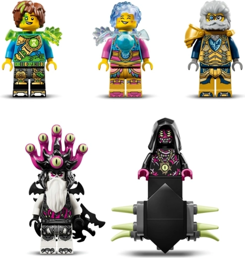 Cinco minifiguras y un montón de accesorios