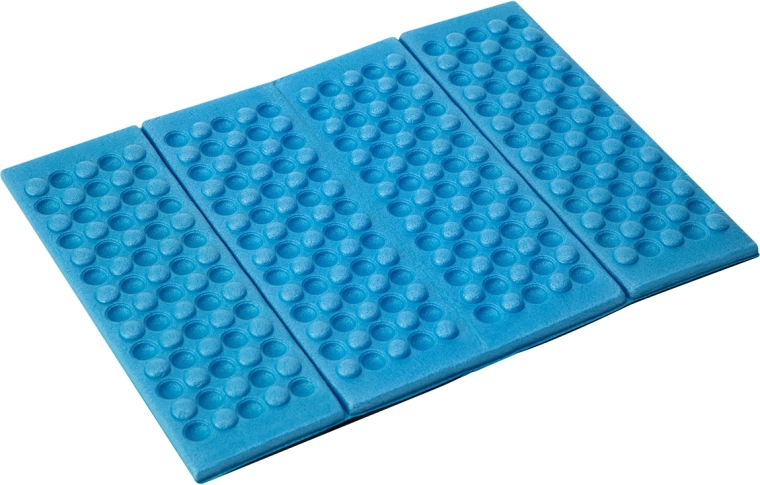 Asiento plegable de espuma azul