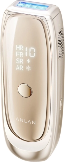 Epilador IPL ANLAN con enfriamiento y modos HR/SR/AR