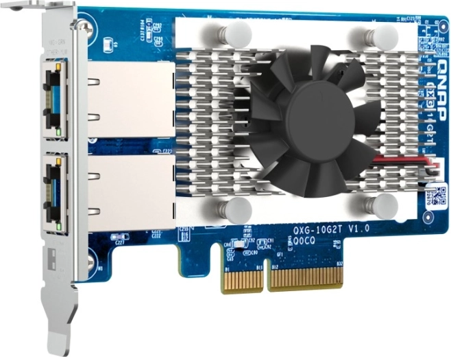 Tarjeta de red QNAP QXG-10G2T, doble puerto 10G BASE‑T