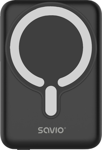 Powerbank magnética BA-12 10 000 mAh negra - 1 pieza