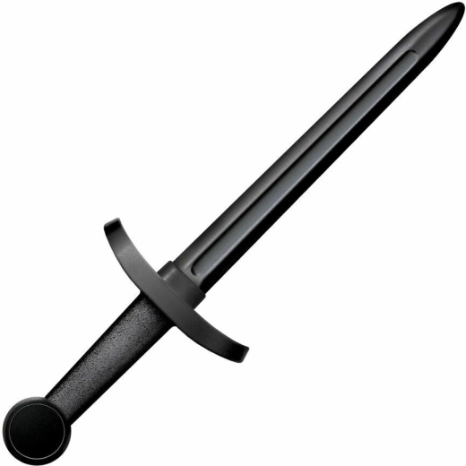 Daga de entrenamiento Cold Steel de 33 cm, negra, polipropileno
