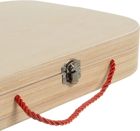Práctica caja de madera para transportar y guardar