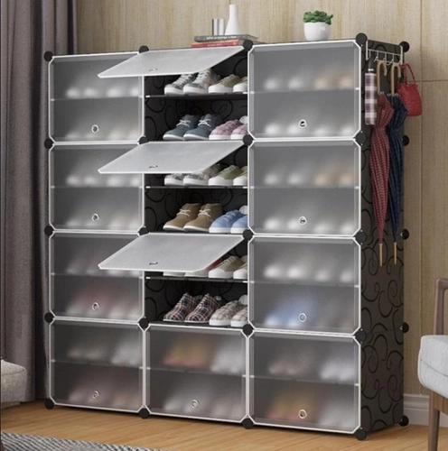 Puertas abatibles transparentes contra el polvo