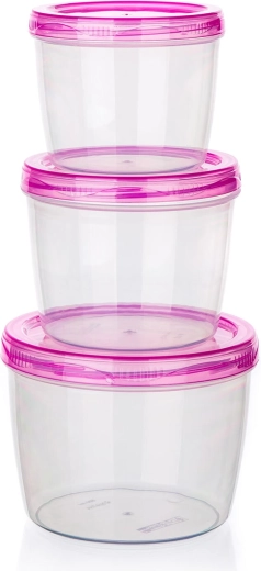 Transparentes y apilables