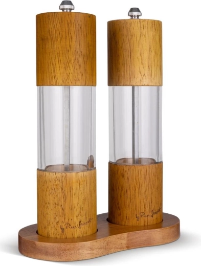 Dos molinillos con soporte