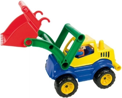 Cargadora activa Lena – máquina de construcción de plástico para niños