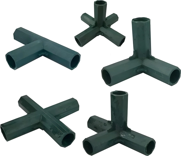 Piezas de unión de plástico – juego de 20 uds. para invernadero de túnel 300 × 150 × 175 cm
