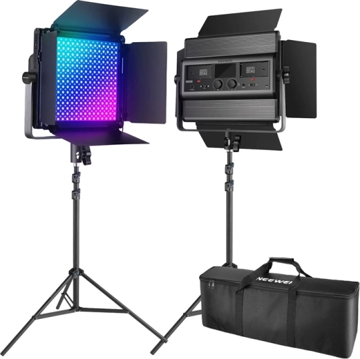 Neewer set 2× luz LED RGB1200 60 W