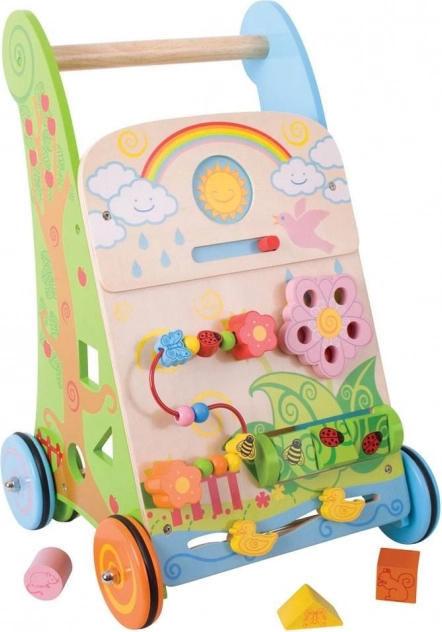 Andador activo de madera para el jardín BIGJIGS BABY