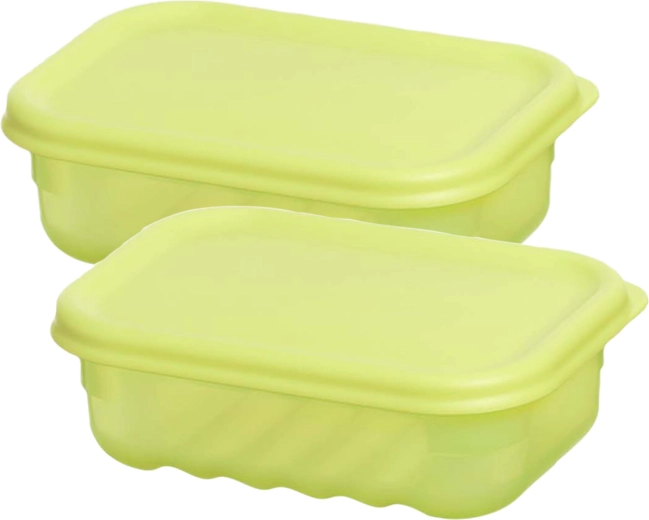 Recipiente para alimentos Fresh Block 330 ml, set de 2 unidades