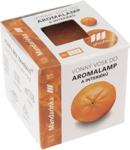 Cera perfumada para lámpara de aromaterapia mandarina 8 uds 30 g