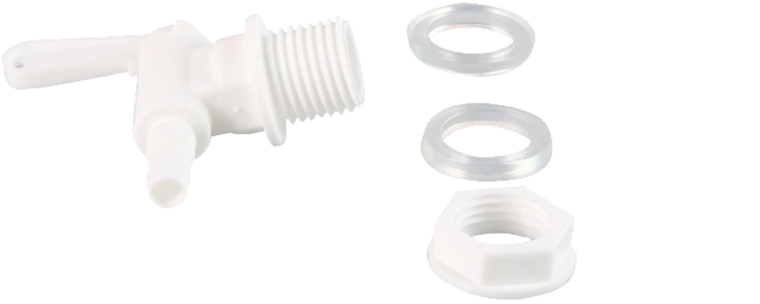 Grifo para recipiente de fermentación, rosca 24 mm (paquete de 50 uds.)
