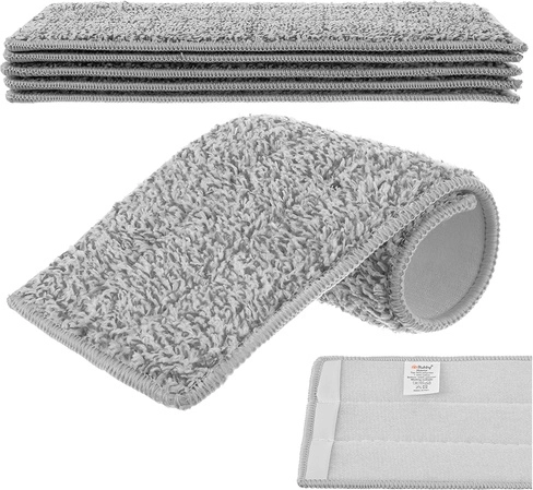Juego de fundas de repuesto para mopa plana 33 × 12 cm, 5 uds RUHHY