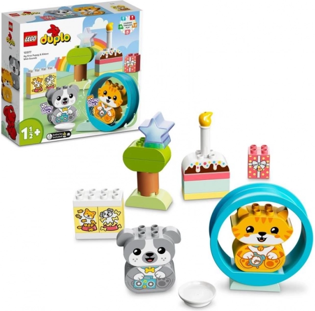 LEGO® DUPLO® 10977 Mi primer cachorrito y gatito que emiten sonidos