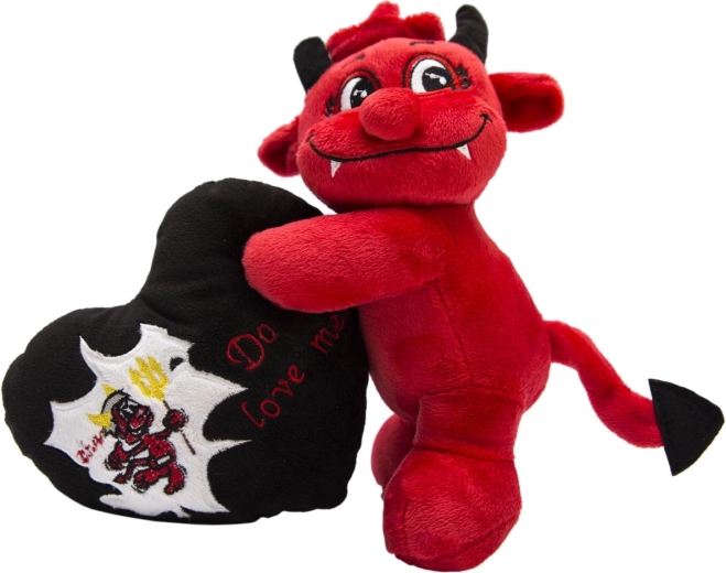 Diablito con corazón 20 cm rojo - 1 pieza