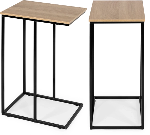 Mesa auxiliar móvil para portátil con marco metálico ModernHome