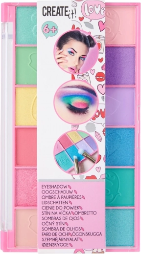 Paleta de sombras de ojos rosa 12 tonos
