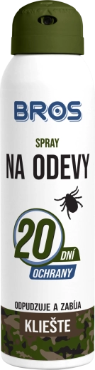 Bros spray repelente para ropa contra garrapatas 90 ml