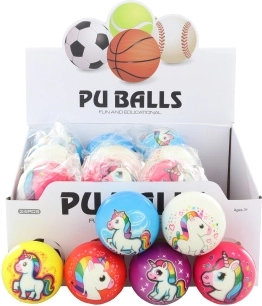 Pelota con unicornio 6 cm