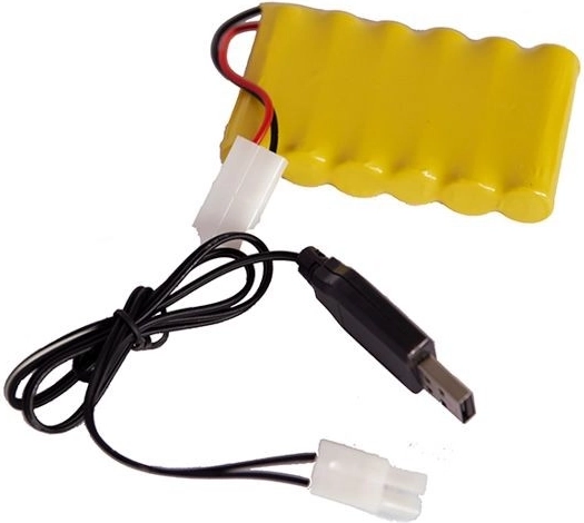 Batería recargable y carga por USB