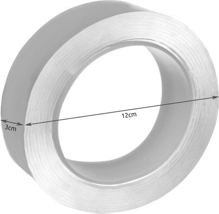 Rollo transparente con dimensiones prácticas