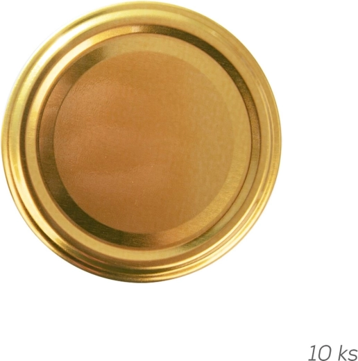 Tapa metálica de rosca Twist-Off 66 Gold (10 uds)