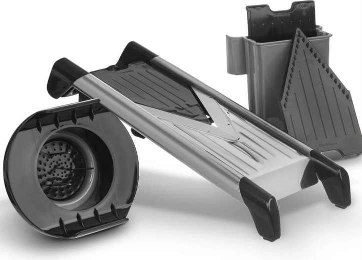 Mandolina universal para verduras y frutas ORION con cuchillas intercambiables