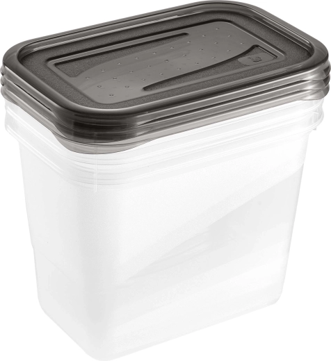 Keeeper Fresh & Freeze recipiente para alimentos 1 l, 3 uds