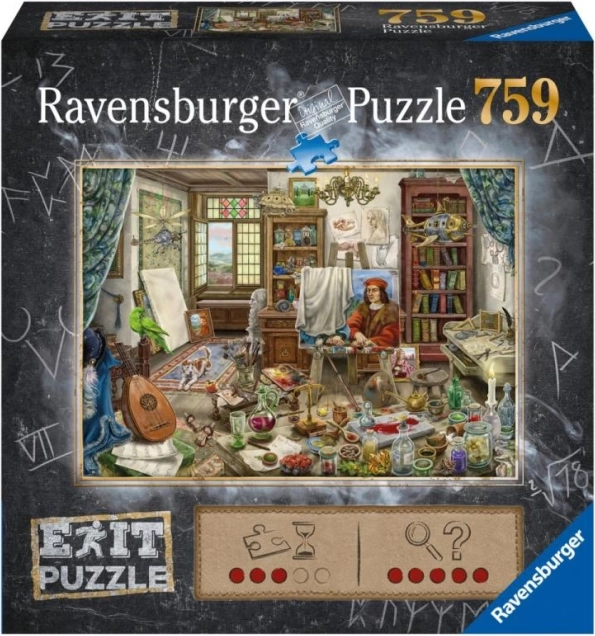 Puzzle Ravensburger Exit: Atelier del artista 759 piezas
