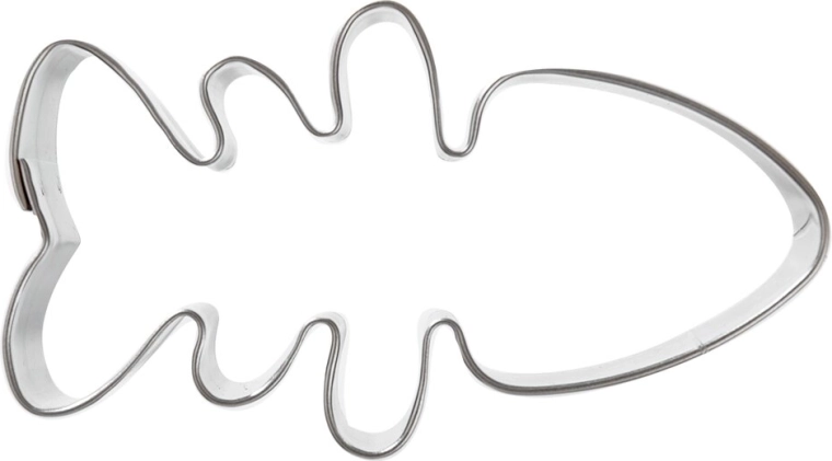Cortador de acero inoxidable con forma de espina de pescado