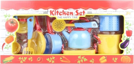 Set de utensilios de plástico para niños