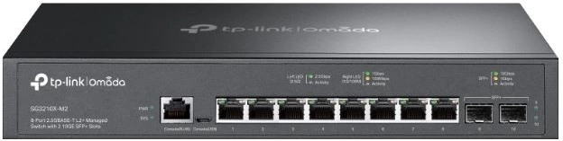 Switch 8× 2,5G con 2× SFP+