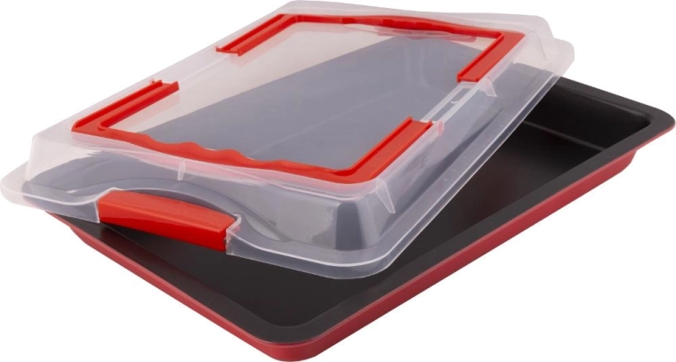 Molde para hornear Lamart Dolce con bandeja de plástico 42,3 × 29,2 × 4 cm