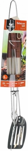 Juego de utensilios de barbacoa, 3 piezas