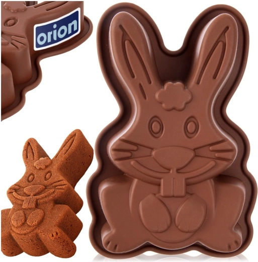 Forma 3D detallada del conejito para postres vistosos