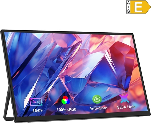 Monitor gaming portátil Zeuslap Z18S 18,5" Full HD 100 Hz