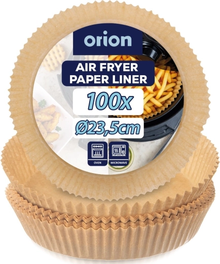 Papeles para freidora de aire Orion 20 cm, 100 uds.