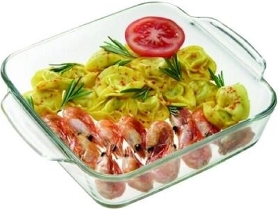 Fuente cuadrada para horno 1,6 l de vidrio SIMAX