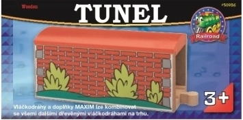 Túnel de ladrillo rojo